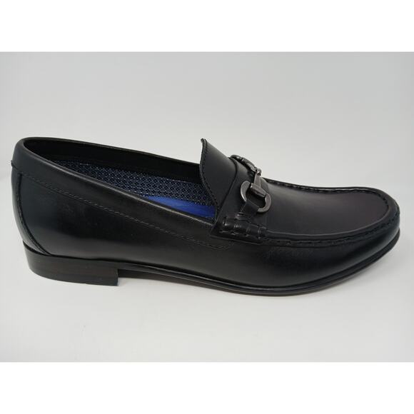 Vince Camuto Caelan Slip On Horsebit Loafer Shoes Men\'s Sz US 11M Black Leather main image 5